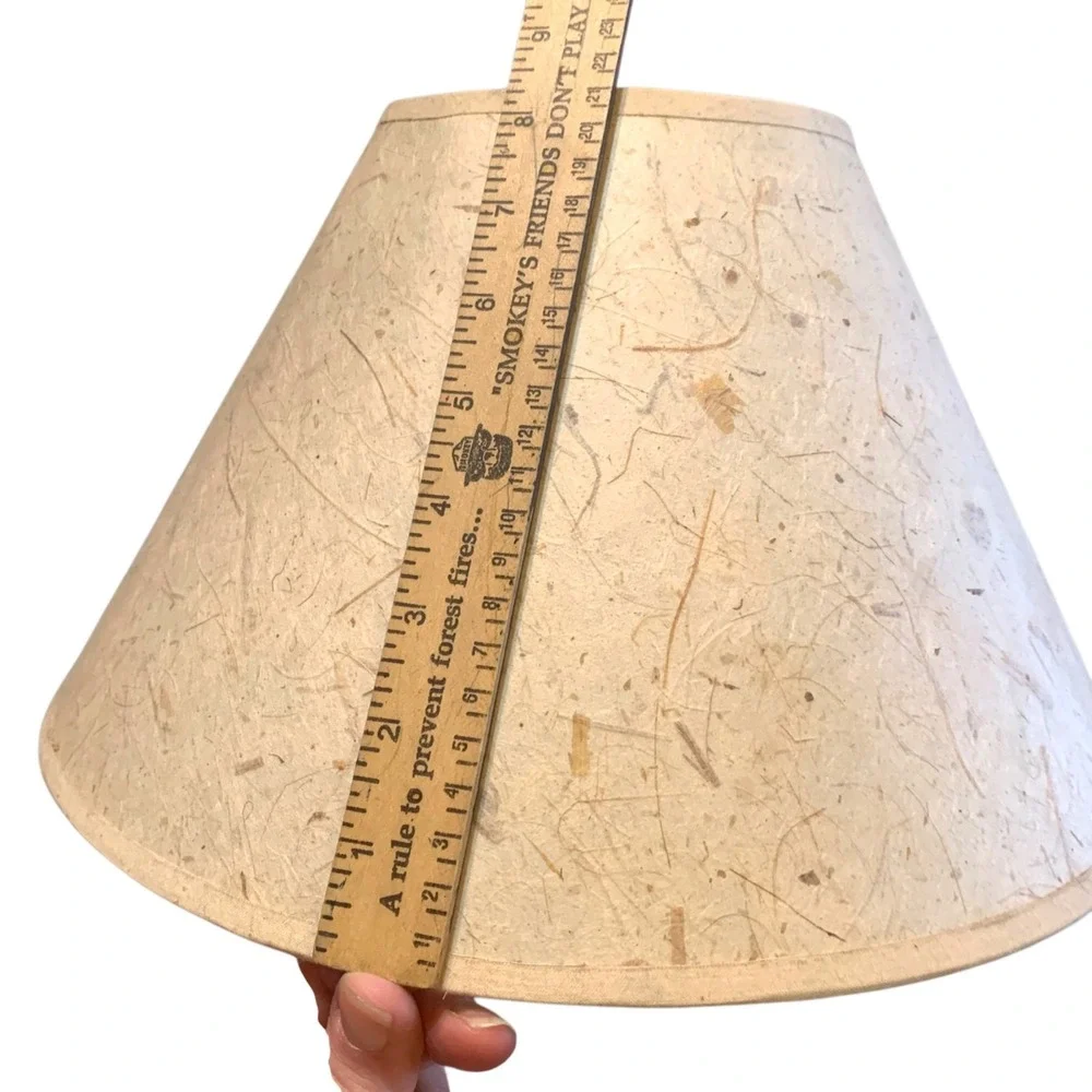 VTG Mid Century Bamboo Table Lamp Tarogo Japan Hollywood Regency Boho Coastal 16